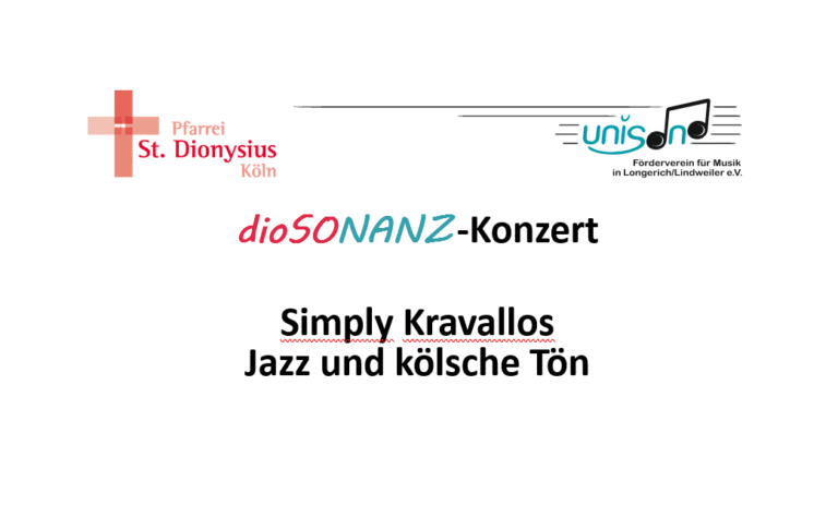 14.11.2026 | 19:30 Uhr | Konzert | Pfarrheim Christ König Altonaer Straße 59a, 50737 Köln | EINTRITT FREI