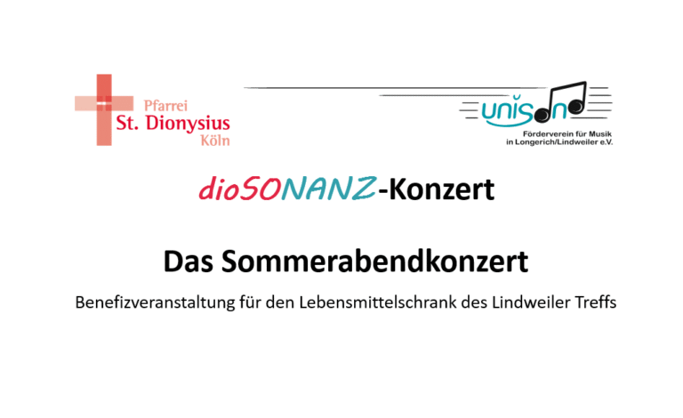 26.08.2026 | 19:30 Uhr | Konzert | Pfarrkirche Christ König, Altonaer Str. 63, 50737 Köln | EINTRITT FREI